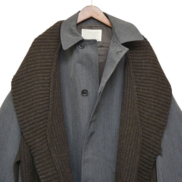 KOLOR(カラー) 2020AW WE サージ ドッキングロングコート 20WCM-C04104