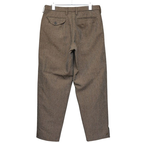 KOLOR(カラー) 2022AW ヘリンボーンウールタックスラックス ウール