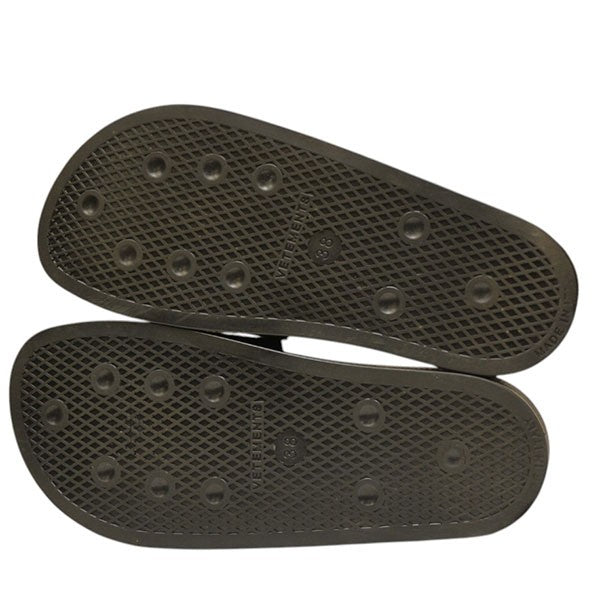 VETEMENTS(ヴェトモン) Slides Leather Sandal シャワーサンダル