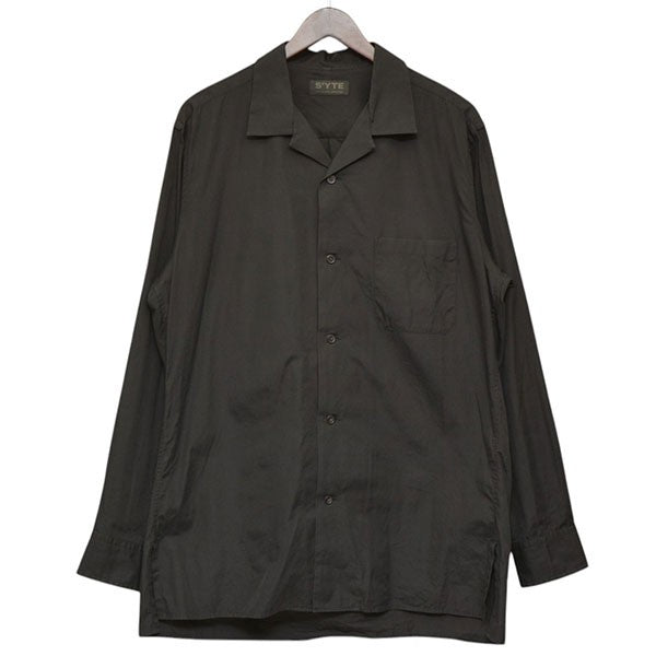 s’yte YOHJI YAMAMOTO オープンカラーロングシャツ UV-B57-080 古着・中古-1枚目のアイテム画像