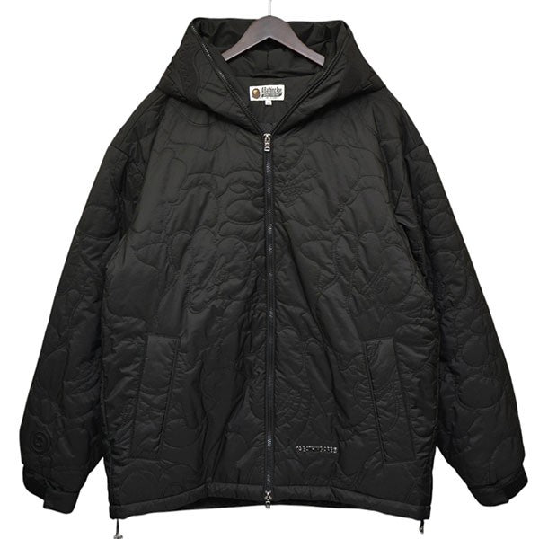 A BATHING APE 2025SS LINE CAMO QUILTED NYLON SHARK FULL ZIP JACKET キルティングカモフラシャークジャケット 1K80-141-309 古着・中古-1枚目のアイテム画像