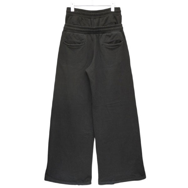 2024AW　SWEAT STACKED PANTS　ダブルウエストワイドスウェットパンツ　2B012-0224-17