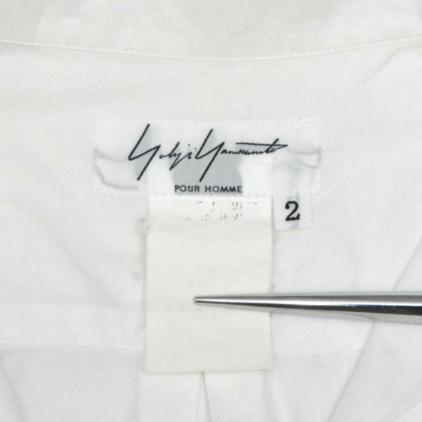 Yohji Yamamoto pour homme レイヤードカラーハーフスリーブシャツ 半袖ブラウス 古着・中古-5枚目のアイテム画像