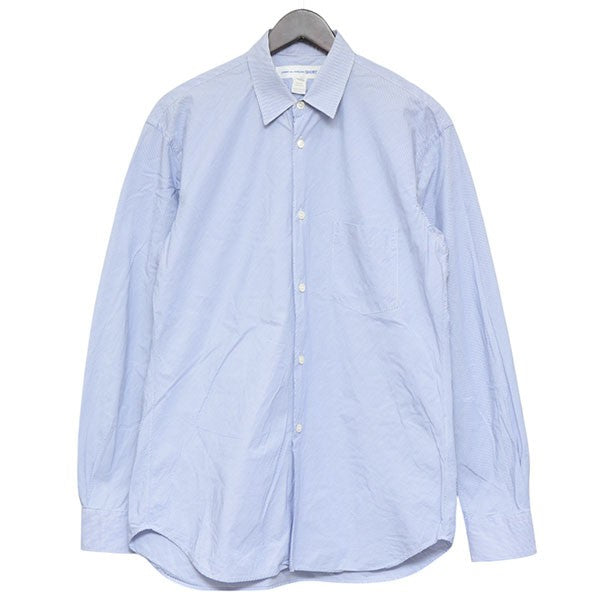 AD2024 24AW オムドゥ 総柄シャツ 黒 白 COMME des GARCONS HOMME DEUX