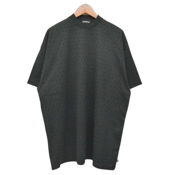 BALENCIAGA 2022AW メッシュオーバーサイズＴシャツ 694576 TMVD4 古着・中古-1枚目のアイテム画像