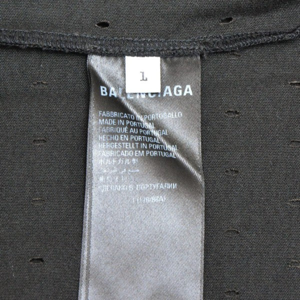 BALENCIAGA 2022AW メッシュオーバーサイズＴシャツ 694576 TMVD4 古着・中古-6枚目のアイテム画像