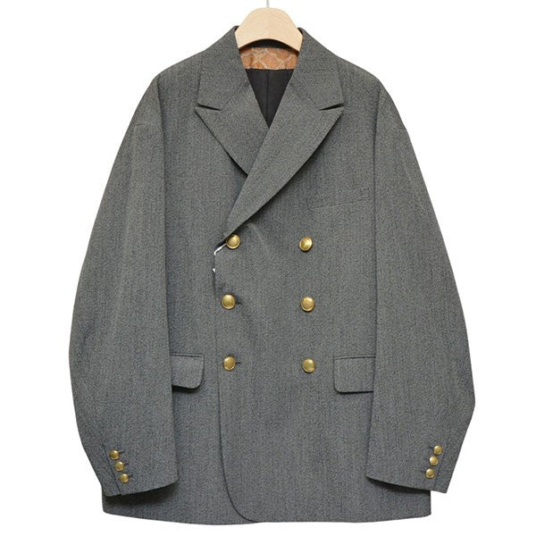 VISVIM 2024AW REGIS DB JKT ウールリネンダブルジャケット 0124205013018 古着・中古-1枚目のアイテム画像