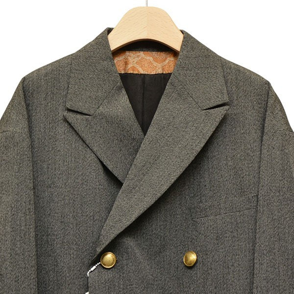 visvim パックサーマル　長袖　2枚　グレー　サイズ4 新品未使用 VISVIM(ビズビム) 2024AW REGIS DB JKT ウールリネンダブル