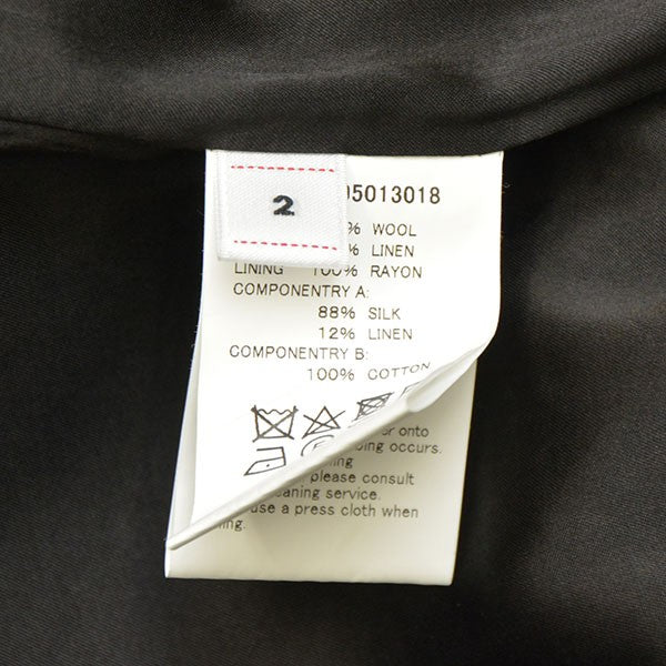 VISVIM 2024AW REGIS DB JKT ウールリネンダブルジャケット 0124205013018 古着・中古-9枚目のアイテム画像