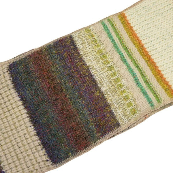 lugly(ラグリー) Patchwork Scarf パッチワークモヘアマフラー