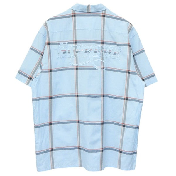 Supreme 2021SS Lightweight Plaid S S Shirt ライトウェイトプレイドショートスリーブストライプシャツ 古着・中古-2枚目のアイテム画像