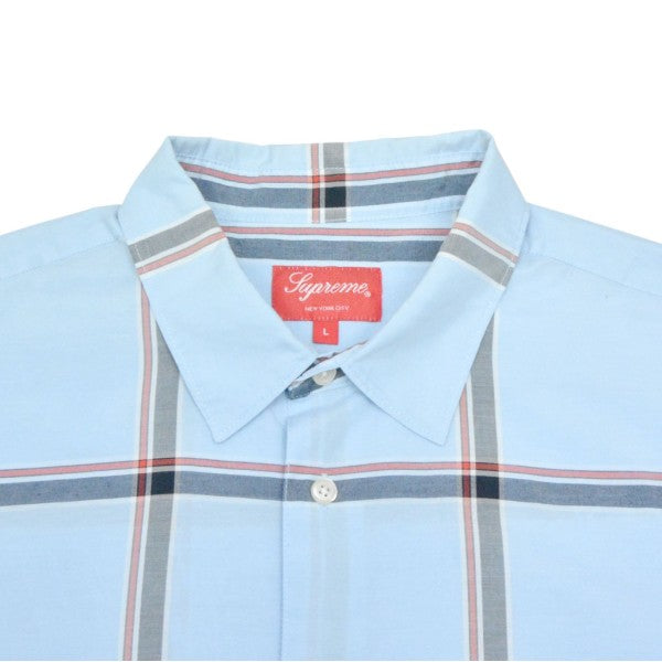 Supreme 2021SS Lightweight Plaid S S Shirt ライトウェイトプレイドショートスリーブストライプシャツ 古着・中古-3枚目のアイテム画像