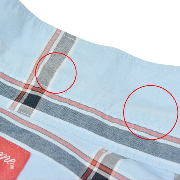 Supreme 2021SS Lightweight Plaid S S Shirt ライトウェイトプレイドショートスリーブストライプシャツ 古着・中古-7枚目のアイテム画像