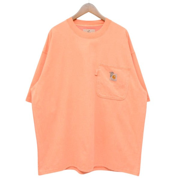 CarHartt×INVINCIBLE 2024AW S S PIGMENT DYED T-SHIRT ピグメントダイオーバーサイズＴシャツ A242063 古着・中古-1枚目のアイテム画像