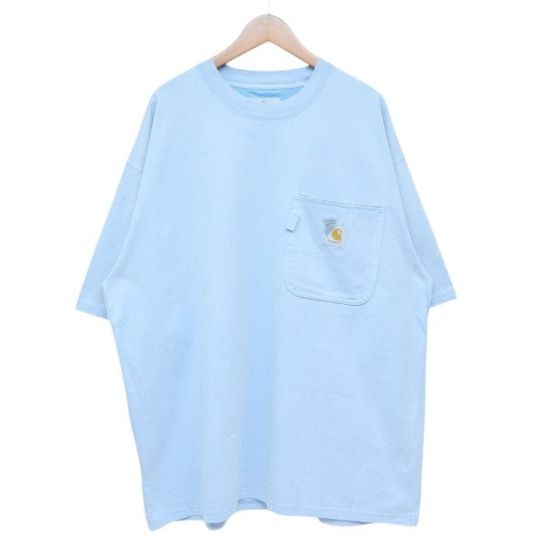 CarHartt×INVINCIBLE 2024AW S S PIGMENT DYED T-SHIRT ピグメントダイオーバーサイズＴシャツ A242063 古着・中古-1枚目のアイテム画像