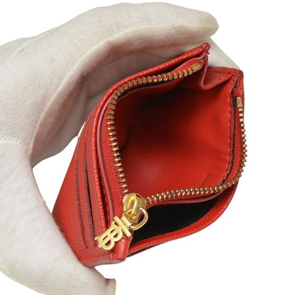 BURBERRY(バーバリー) TBロゴカードケース 財布 レッド｜【公式