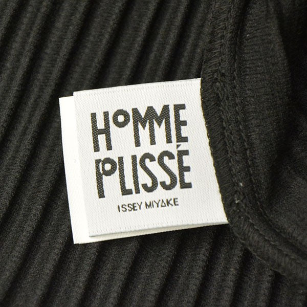HOMME PLISSE ISSEY MIYAKE 2025AW プリーツ長袖ポロシャツ HP53JM082 古着・中古-5枚目のアイテム画像