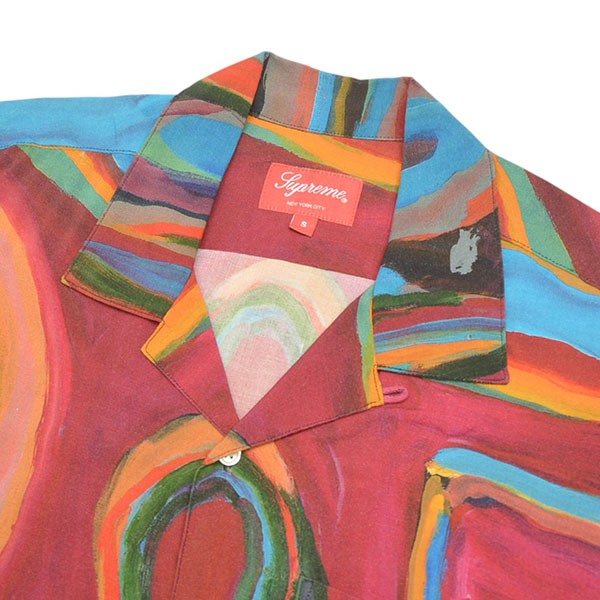 Supreme 2019SS Reaper Rayon SS Shirt 総柄レーヨンシャツ オープンカラーシャツ 開襟半袖シャツ 古着・中古-3枚目のアイテム画像
