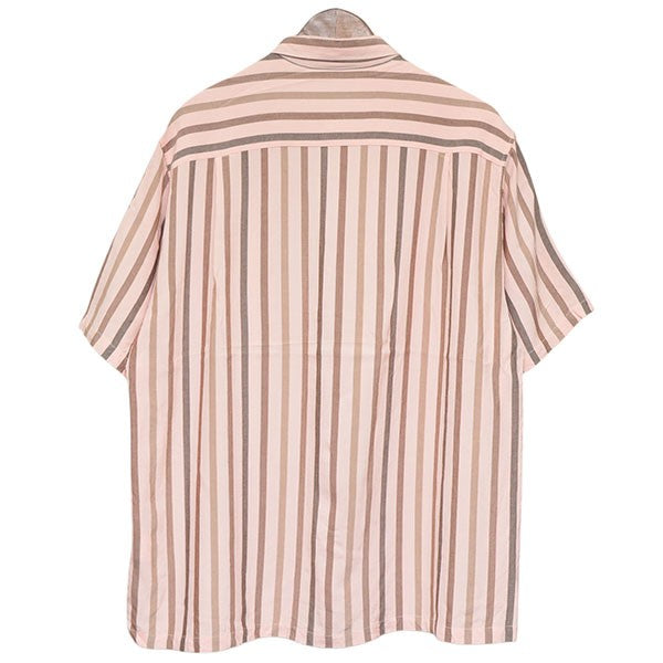 WACKO MARIA 2024SS STRIPED REGULAR COLLAR SHIRT ストライプ半袖シャツ 24SS-WMS-RC06 古着・中古-2枚目のアイテム画像