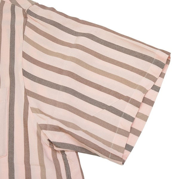 WACKO MARIA 2024SS STRIPED REGULAR COLLAR SHIRT ストライプ半袖シャツ 24SS-WMS-RC06 古着・中古-4枚目のアイテム画像