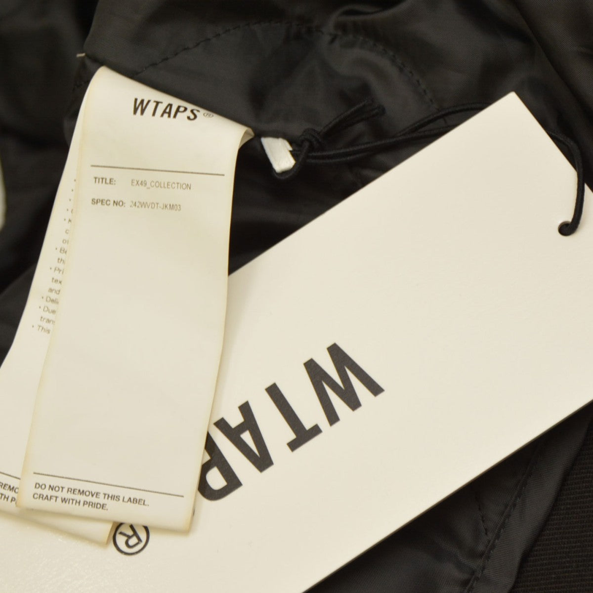 WTAPS(ダブルタップス) 2024AW SMOCK COAT COTTON SERGE クロスボーン