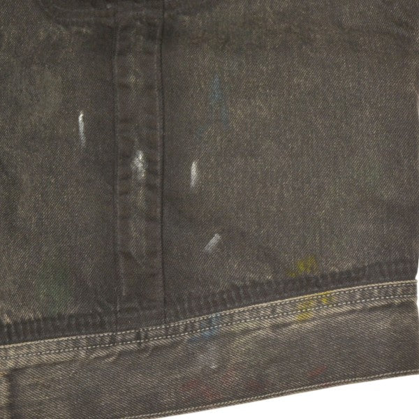 2022AW　Paint Denim Jacket　ペンキ加工デニムジャケット　Gジャン　ジージャン　S50AM0577 S30842