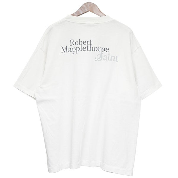 SAINT MICHAEL×Robert Mapplethorpe 2025SS MT SS TEE CALLA LILY USED加工プリントTシャツ SM-HR8-0000-C17 古着・中古-2枚目のアイテム画像