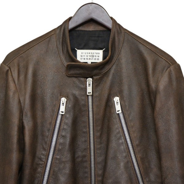 コ*ジ様 クリーム色レザージャケット値下げ中 フェイクレザークロップドジャケット 全2色 レディース[品番