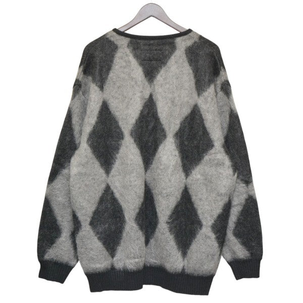 WACKO MARIA(ワコマリア) 2020AW DIAMOND MOHAIR CARDIGAN モヘア