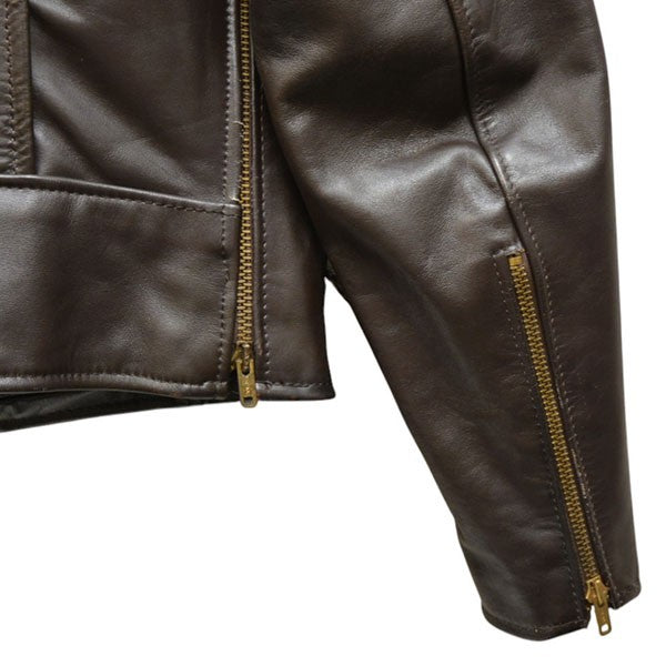 BROOKS(ブルックス) 1980年代 シングルライダースジャケット レザー BROOKS(ブルックス) 1980年代 シングルライダースジャケット レザー