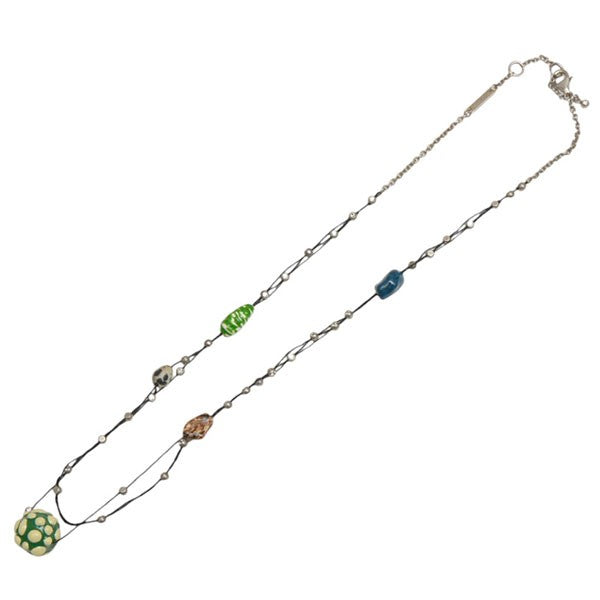 ENAMEL PENDANT NECKLESS DALMATIAN　ストーン装飾ネックレス