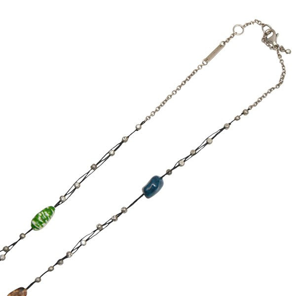 ENAMEL PENDANT NECKLESS DALMATIAN　ストーン装飾ネックレス