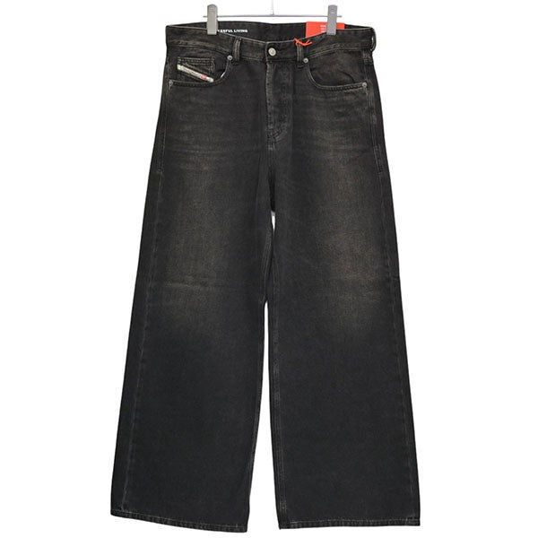 DIESEL デニム　Relaxed Jeans D-Rise 09j96 Relaxed Jeans - D-Rise | ブラック/ ダークグレー | メンズ | DIESEL
