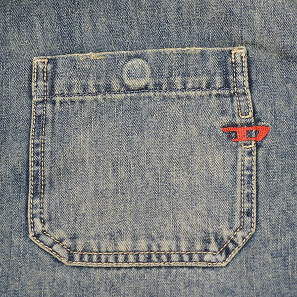 DIESEL D-STACK-U Utility-style denim jacket デニムカバーオール デニムジャケット A19260 068SK 古着・中古-4枚目のアイテム画像