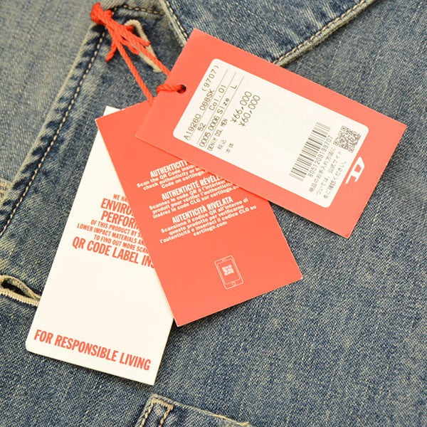 DIESEL D-STACK-U Utility-style denim jacket デニムカバーオール デニムジャケット A19260 068SK 古着・中古-7枚目のアイテム画像