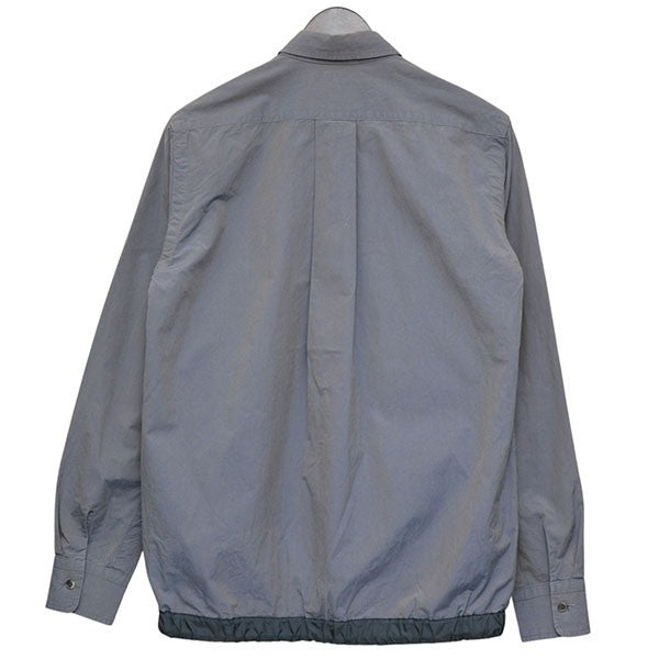 sacai(サカイ) ドローストリングシャツ 14-00700M 14-00700M ブルー