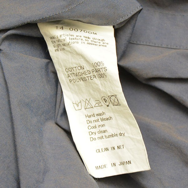 sacai(サカイ) ドローストリングシャツ 14-00700M 14-00700M ブルー