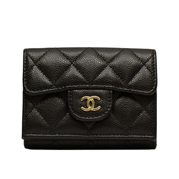 キャビアスキン　クラシック スモール フラップウォレット　二つ折り財布　AP0230