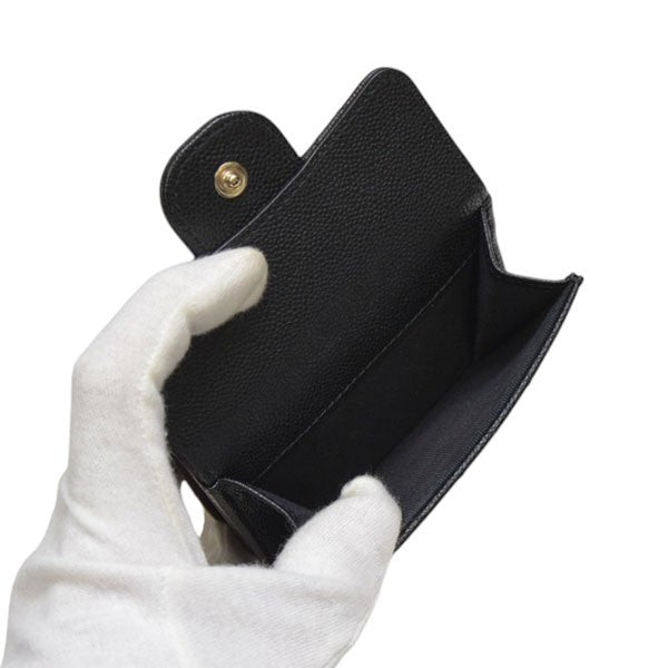 キャビアスキン　クラシック スモール フラップウォレット　二つ折り財布　AP0230