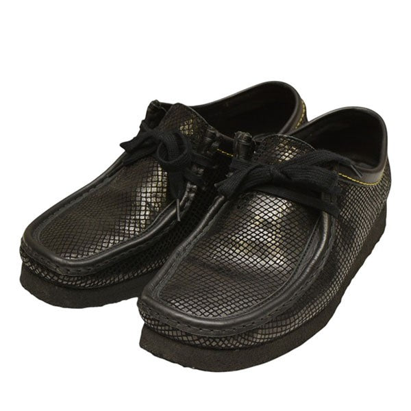 WACKOMARIA clarksワラビー CLARKS×WACKO MARIA 2023AW WALLABEE ワラビー パイソン柄ブーツ