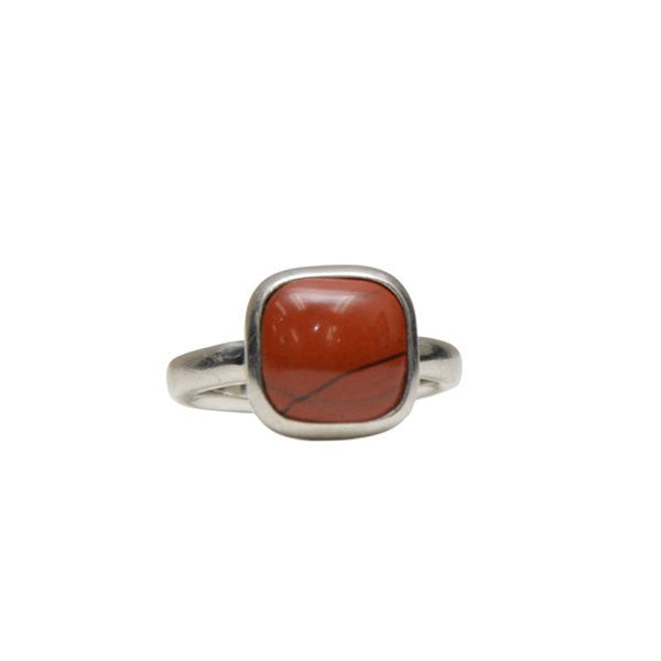 PRK SQ RED JASPER STN RING　スクエアストーンリング　指輪　1882-699-0746-0711