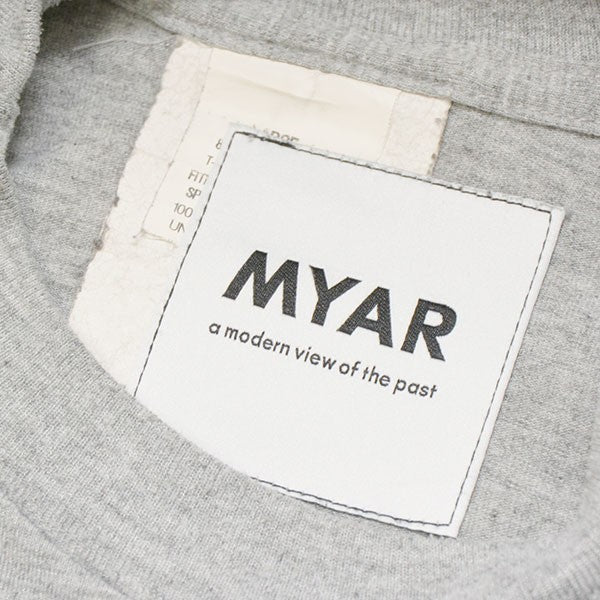 MYAR My Reclassic Grey Logo T-Shirt ロゴTシャツ 古着・中古-5枚目のアイテム画像