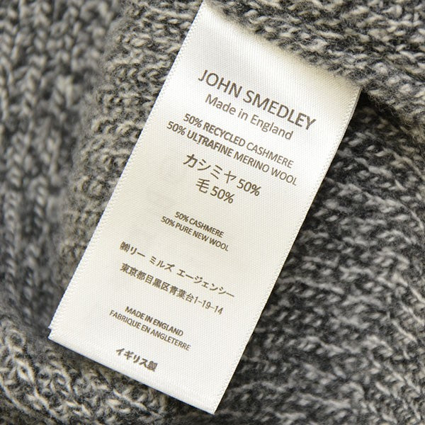 BRILEY　ドライバーズニット　カシミヤ×メリノウールジップアップジャケット　ブルゾン　セーター