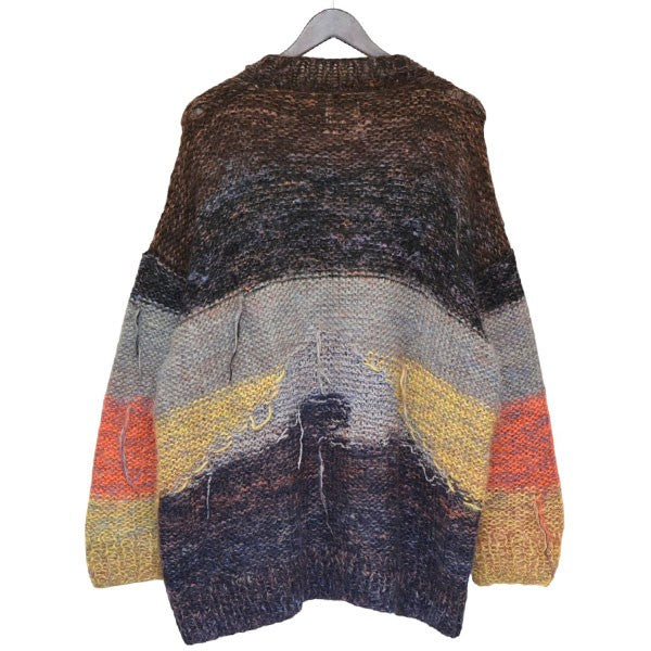 2022AW　Mt Fuji on 1st January 2022　富士山モチーフハイネックモヘヤニット　セーター　KGAW22-K05