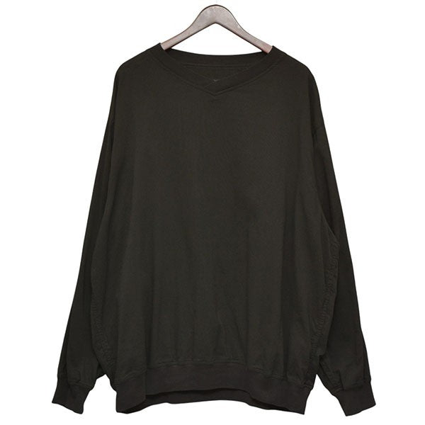 オックス プルオーバー　VネックロングスリーブTシャツ　B01-02009