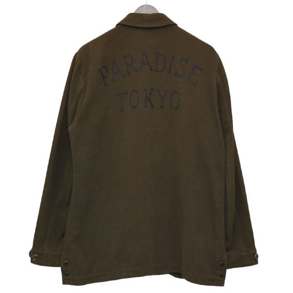 WACKO MARIA 刺繍ジップアップジャケット ブルゾン 古着・中古-2枚目のアイテム画像