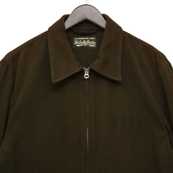 WACKO MARIA 刺繍ジップアップジャケット ブルゾン 古着・中古-3枚目のアイテム画像