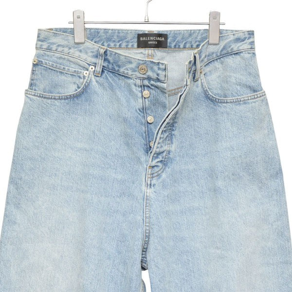 BALENCIAGA Baggy Pants USED加工バギーデニムパンツ 745213 TRW55 古着・中古-3枚目のアイテム画像