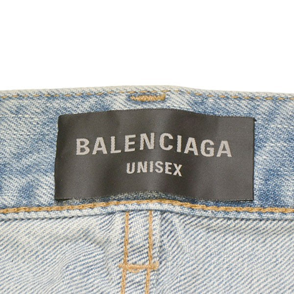 BALENCIAGA Baggy Pants USED加工バギーデニムパンツ 745213 TRW55 古着・中古-8枚目のアイテム画像