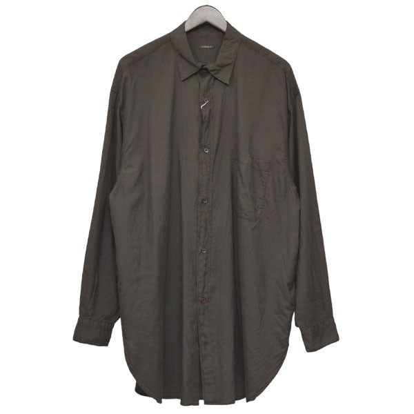 COMOLI 2025SS シルク製品染シャツ B01-02014 古着・中古-1枚目のアイテム画像